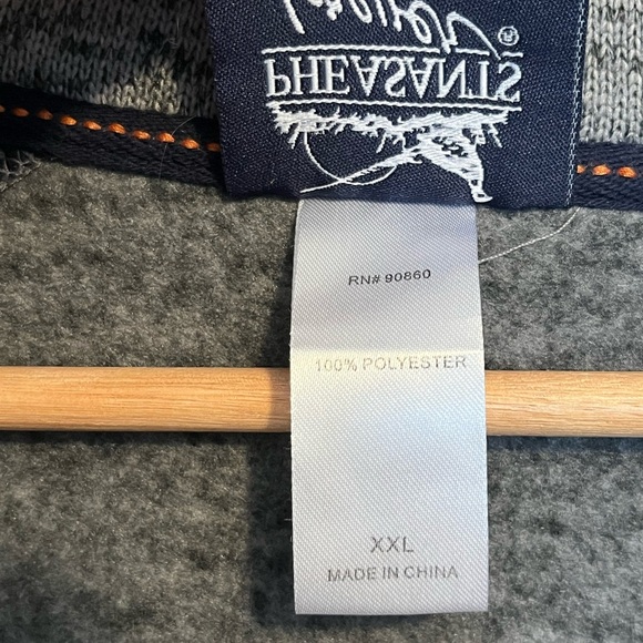 Pheasants Forever Gray and Navy Full-Zip Jacket - Picture 3 of 12